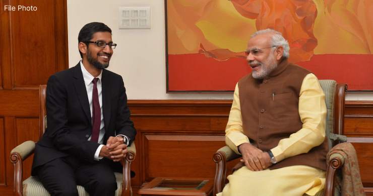 PM Modi and Google CEO Pichai's Talks on India's Tech and Finance